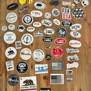 Brandy Melville stickers bundle!! (READ FULL DESCRIPTION!!!❤️❤️❤️)